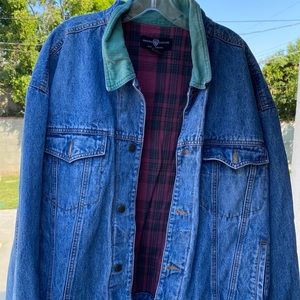 Warner Bros Denim Jean jacket XL with Loony Toons